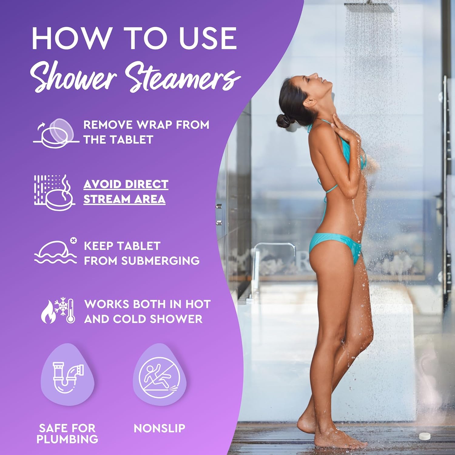 Aromatherapy Shower Steamers | 6 Pack