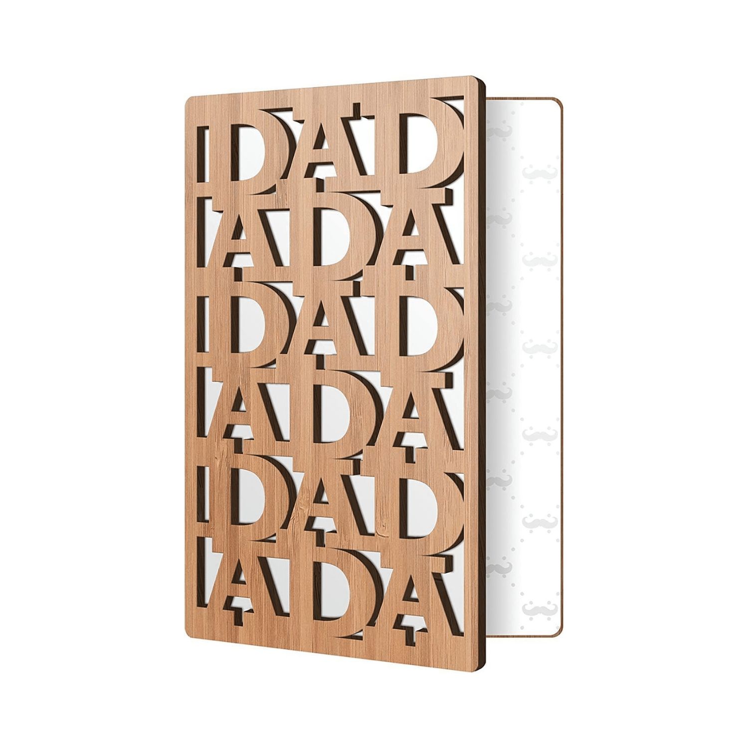 Handcrafted Bamboo Greeting Cards - Dad