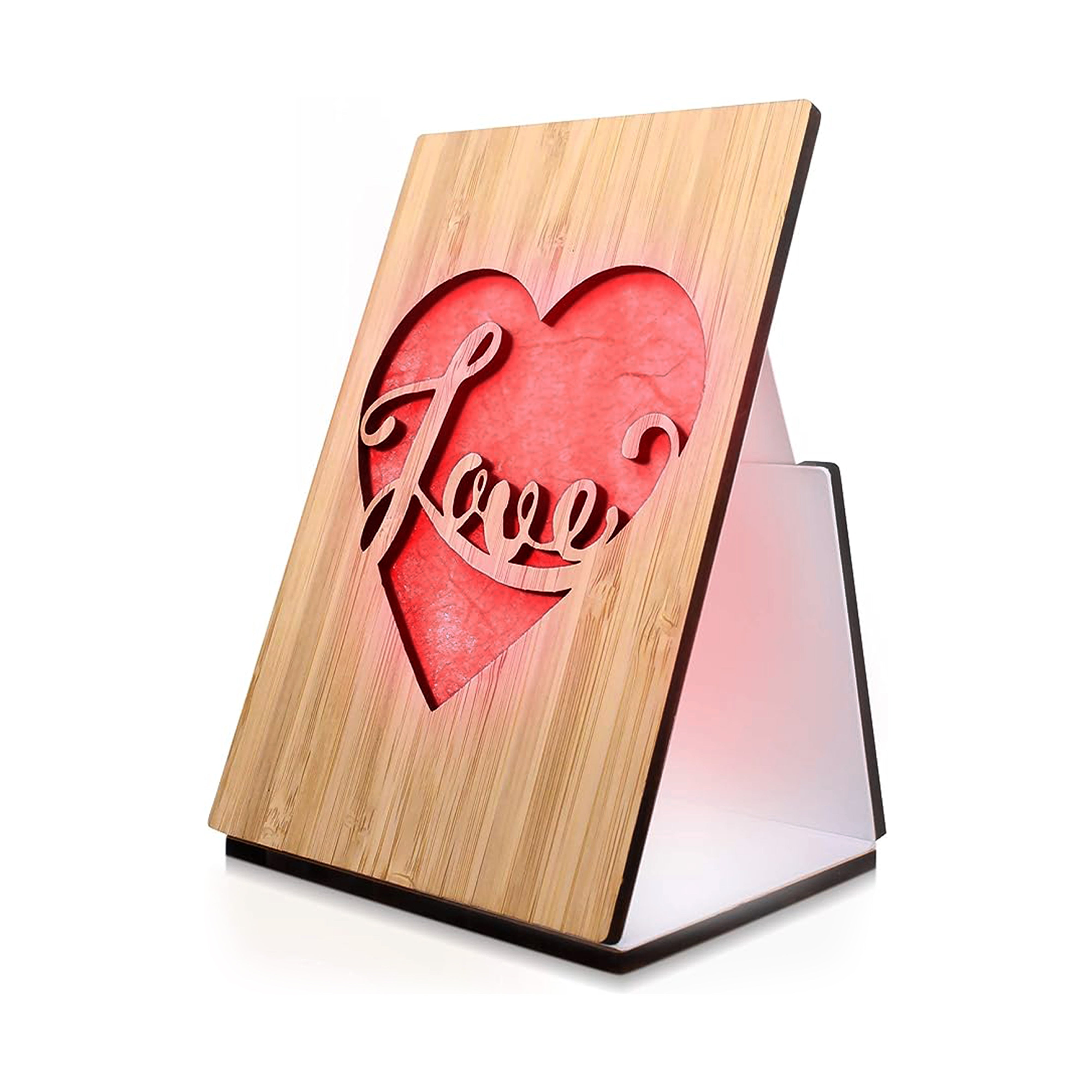 Handcrafted Bamboo Mother's Day Cards - Love Heart