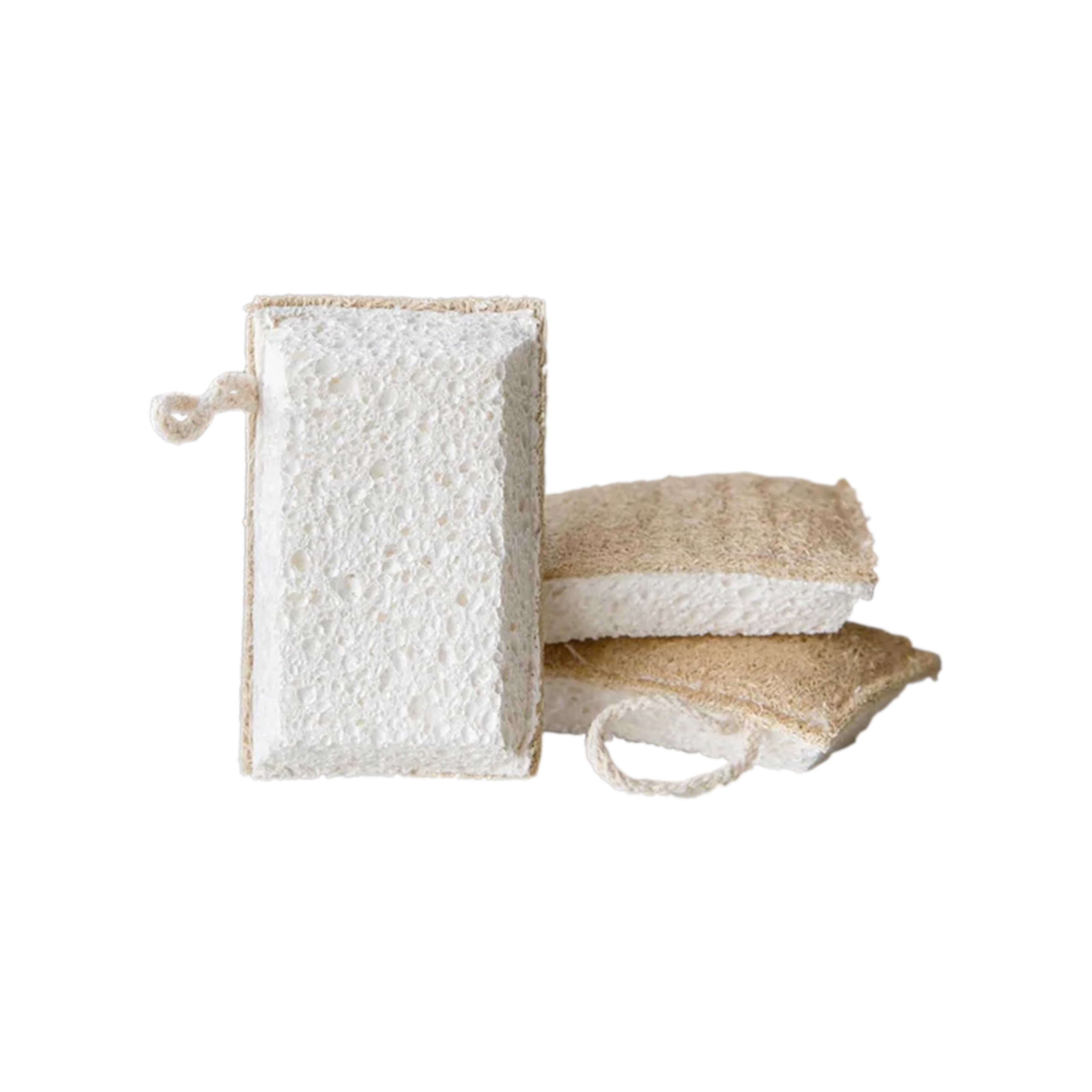 Loofah & Cellulose Cleaning Sponge
