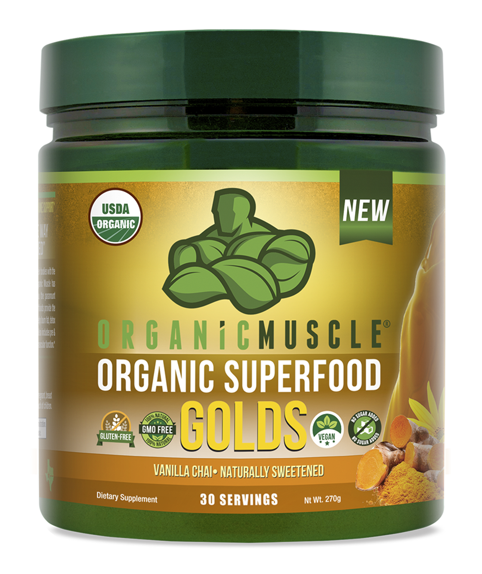 Superfood Golds - Vanilla Chai - 30 Servings