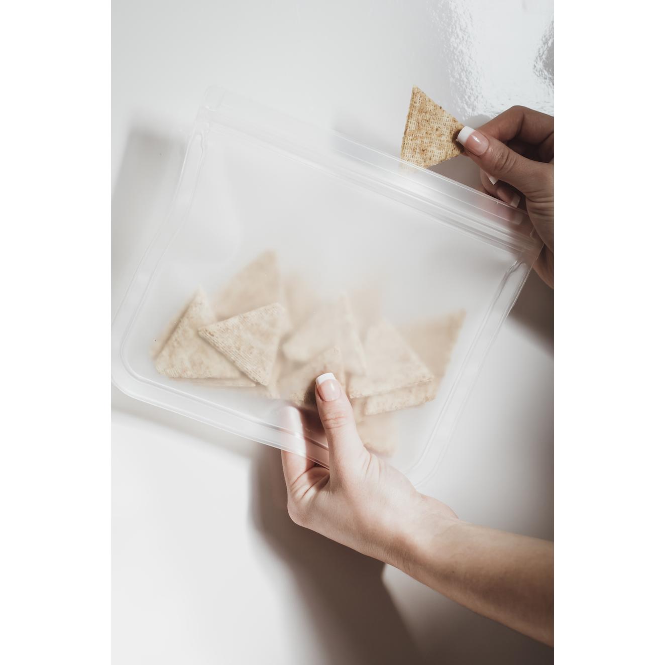 PEVA reusable Snack Bags | Eco-Friendly Zip Pouch
