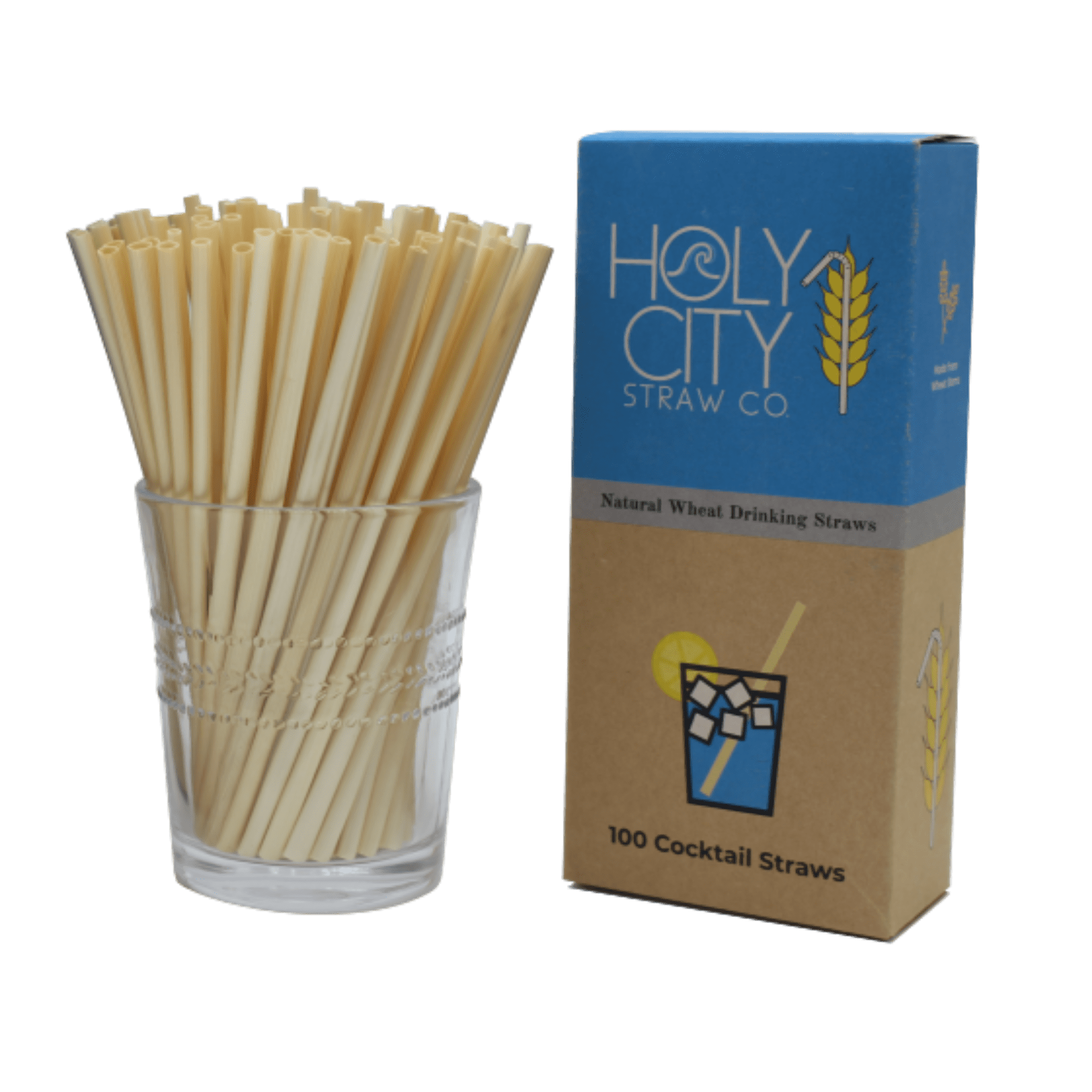 Wheat Straws | Cocktail 5.75" or Tall 7.75"