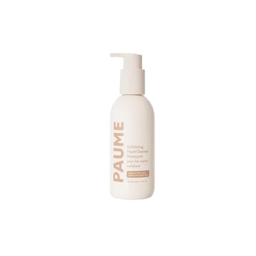 PAUME Exfoliating Hand Wash, Silicon-Free, Paraben-Free, Vegan, No Artificial Fragrances, Microbeads for Gentle Cleanse & Essential Oil Infused Scent, 8.4 oz