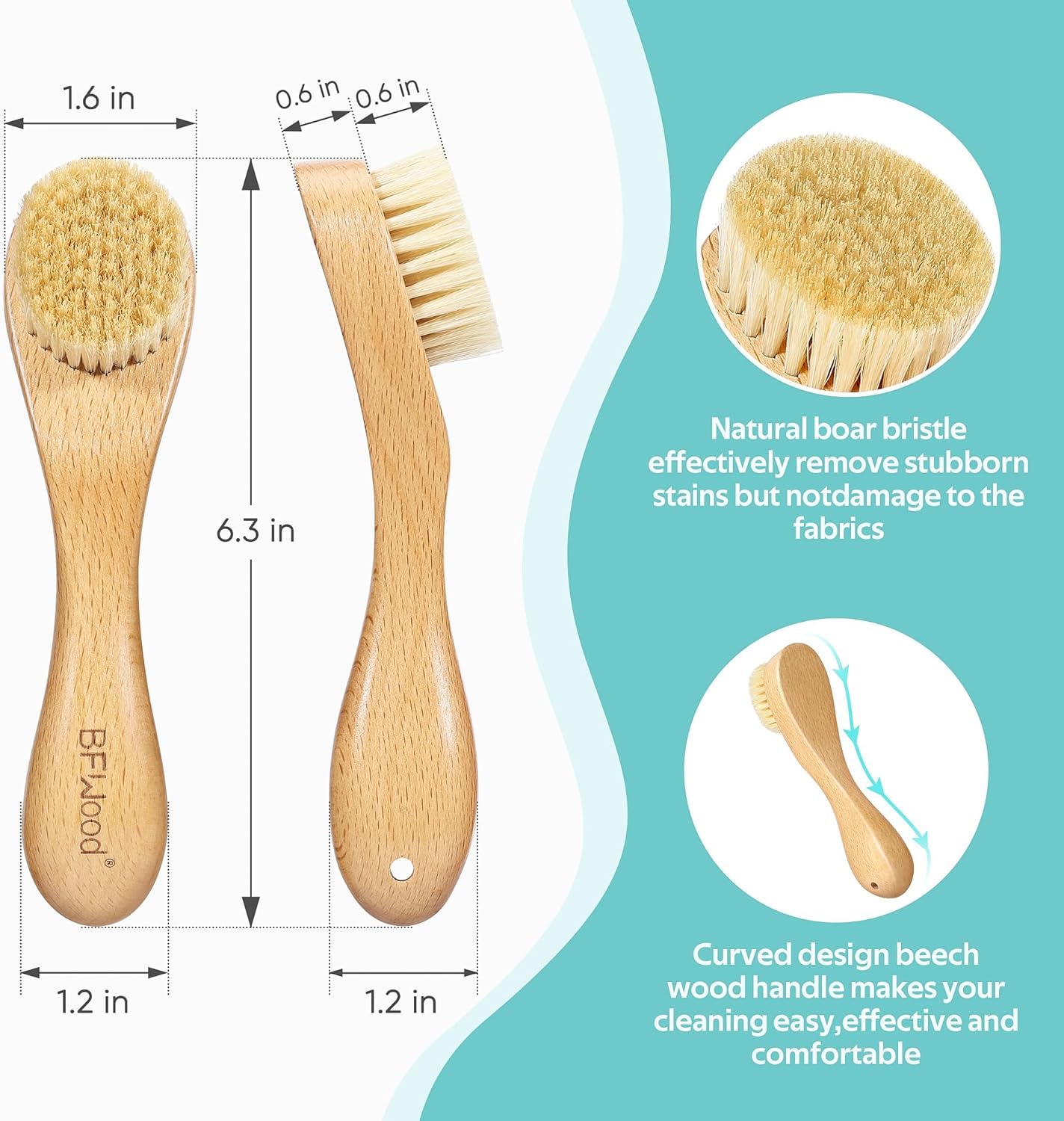 Carpet Brush | Ergonomic Handle, Durable Bristles