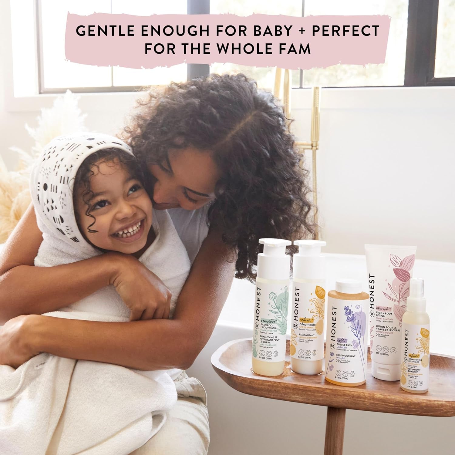 Silicone-Free Conditioner , Gentle for Baby , Naturally Derived, Tear-Free, Hypoallergenic , Sweet Almond Nourish, 10 Fl Oz