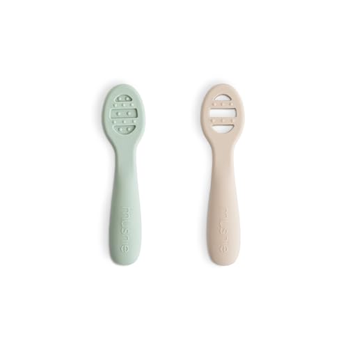 Baby Spoons | 2 Pack, Silicone Material