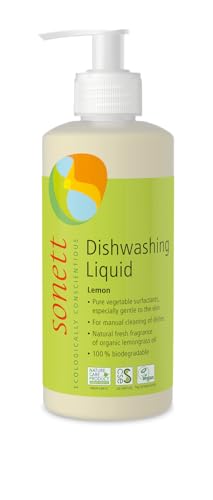 Dishwashing Liquid | Organic, 10 Fl. Oz, 100% Biodegradable, Lemon Scent