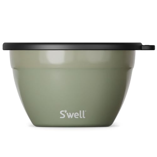 Stainless Steel Salad Bowl Kit | 64 oz, Mountain Sage, Leakproof, Easy to Clean