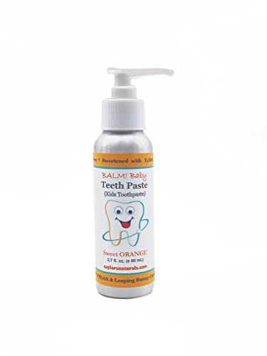 Kids Toothpaste | Natural, Fluoride Free, SLS Free, Orange Flavor