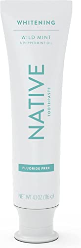 Toothpaste | Naturally-Derived Cleaners, 4.1 oz, Fluoride Free, Wild Mint