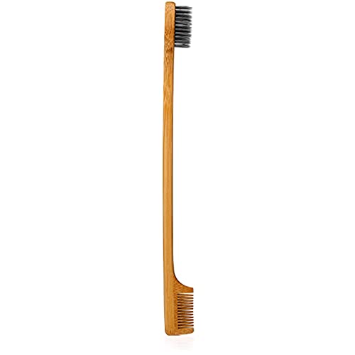 Edge Brush | Dual-Sided Design, Lightweight, Durable Bamboo