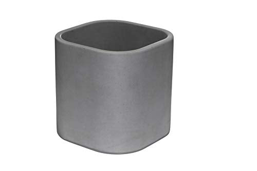 Concrete Planter | Minimalist Design, Dark Gray, Large Size