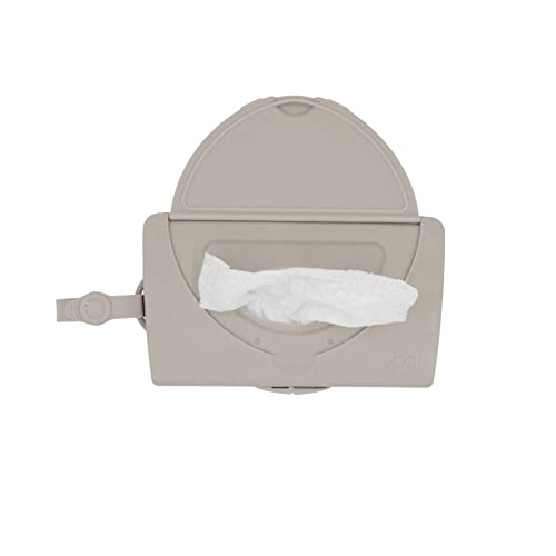 Baby Wipes Dispenser | Portable, Reusable, Travel-Friendly, Taupe