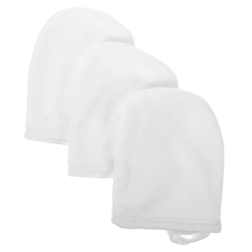 Body Wash Scrubber | 3 Pack, Reusable Cleansing Pads, White