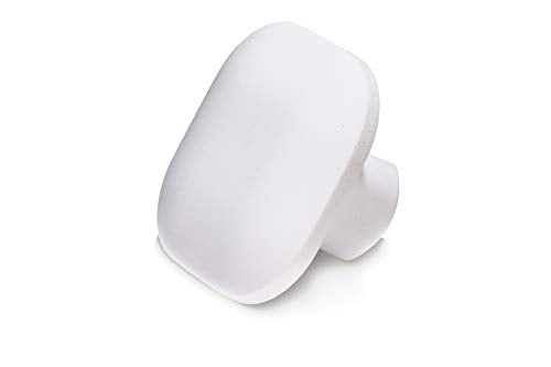 Wall Hooks | Decorative Modern Design, White Concrete, Versatile for Coats, Hats, Towels