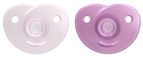 Baby Pacifier | 3-18 Months, 2 Pack, Pink/Light Pink