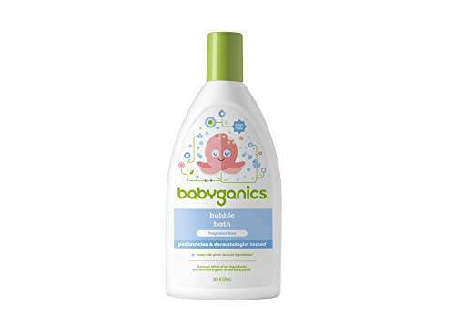 Bubble Bath | Non-Allergenic, Gently Cleanses, Fragrance Free, 20 Fl Oz