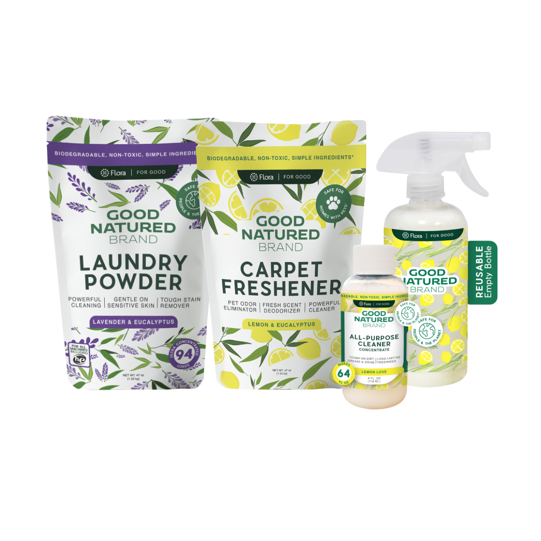 Starter Home Care Pack | Carpet Freshener, Laundry Powder, All-Purpose Cleaner