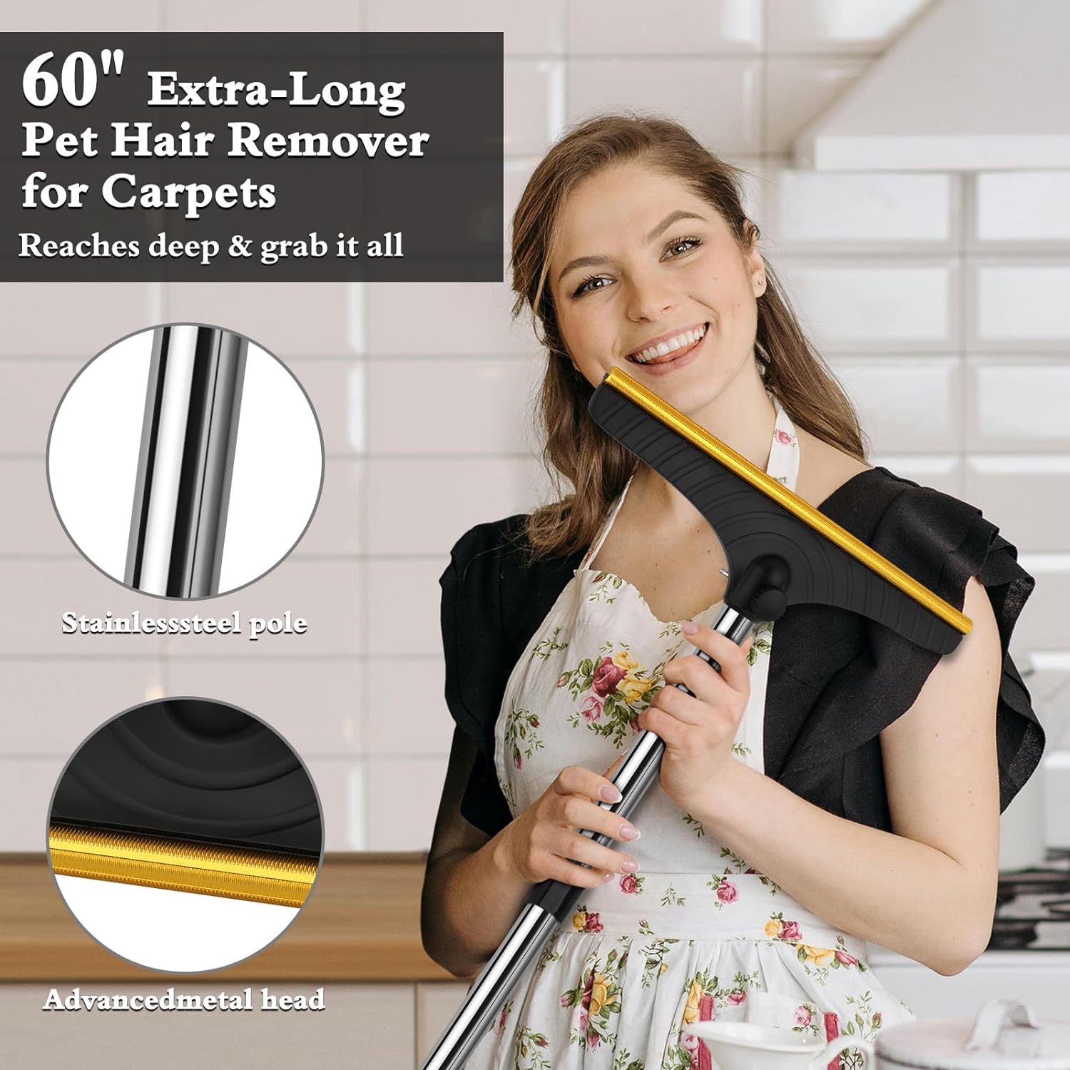 Carpet Rake | Ergonomic Design, Easy to Use