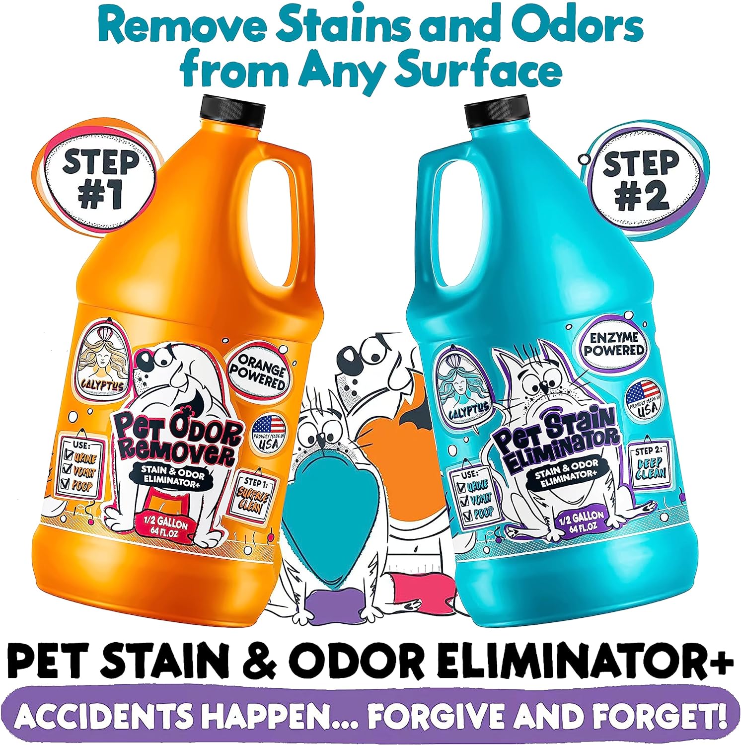 Pet Stain & Odor Remover | Enzymatic Formula, 32 fl oz.