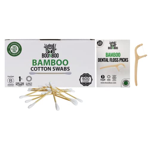 Cotton Swabs | 600 Count, Eco-Friendly Bamboo