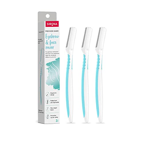 Eyebrow Razor | Pack of 3, Turquoise