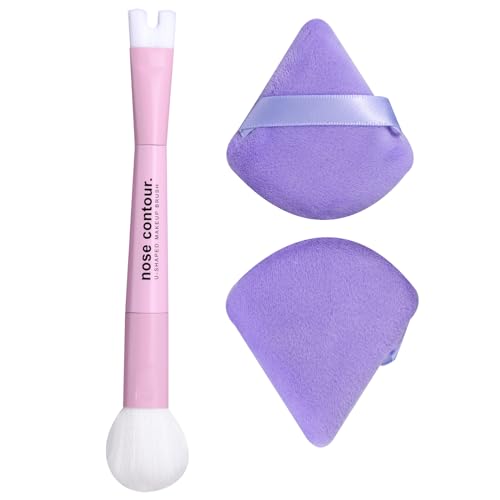 Makeup Brush | U-Shaped, 2-in-1 for Nose Contour and Sculpting