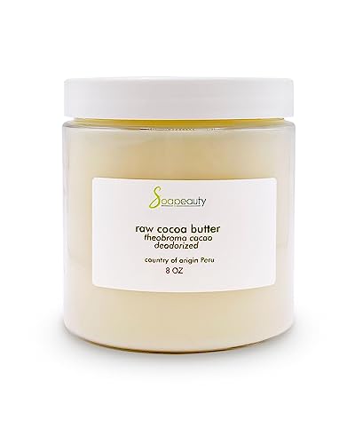 Body Butter | 100% Pure Cocoa Butter, 8 oz, Non-GMO, Vegan