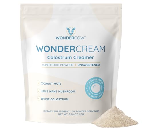 Creamer Supplement Powder | Bovine Colostrum, Organic Lion's Mane, Sugar Free, Keto