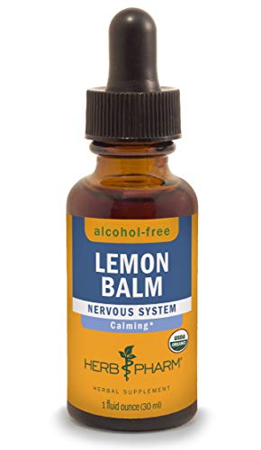 Herbal Extract | Certified Organic Lemon Balm, Alcohol-Free Glycerite - 1 oz.