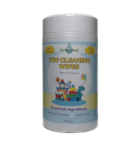 Cleaning Wipes | All Natural, Food Safe Ingredients, 40 Count