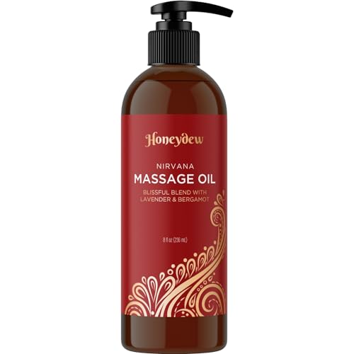 Massage Oil | Premium Moisturizing, 8 oz, Non-Greasy, Aromatherapy