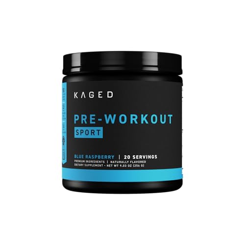 Pre-Workout Powder | Blue Razz Flavor, 20 Servings, Energy Supplement for Endurance