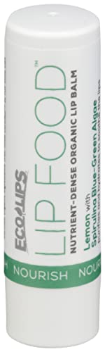 Lip Balm | Lemon & Spirulina, USDA Organic, 0.15 oz, Pack of 20