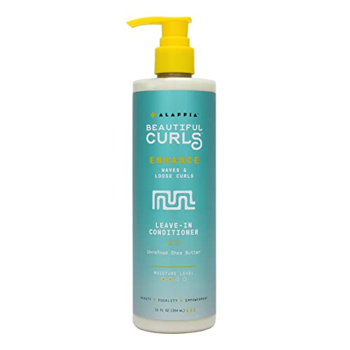 Leave-In Conditioner | Enhances Curls, For Wavy to Curly Hair, Natural Moisturizer, No Sulfates, Contains Shea Butter, Coconut Oil, Chamomile, 12 Fl Oz