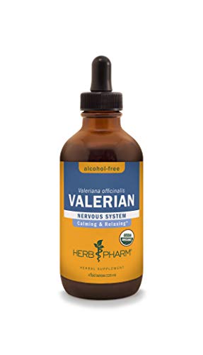 Herbal Supplement | Certified Organic Valerian Root, Alcohol-Free Glycerite - 4 oz.