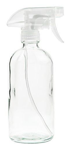 Glass Spray Bottle | 16 oz, Refillable, Ideal for Essential Oils and Cleaning Products