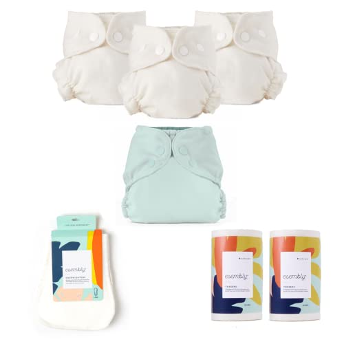 Cloth Diaper Bundle Set | Size 2, Includes Tossers (Pack of 2) & Overnighters (Pack of 4)