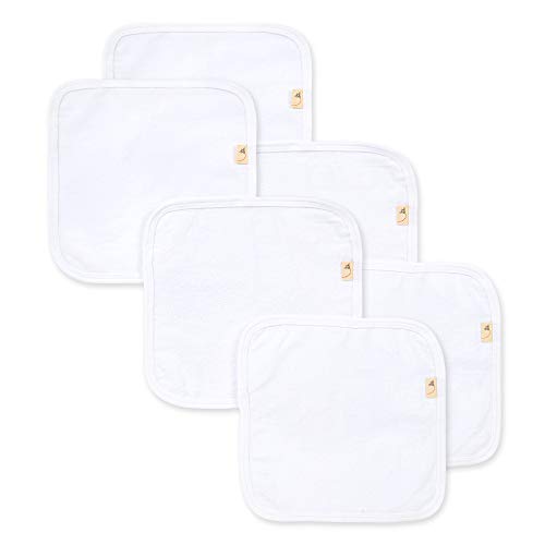 Washcloths | 100% Organic Cotton, Ultra Soft & Highly Absorbent, Set of 6