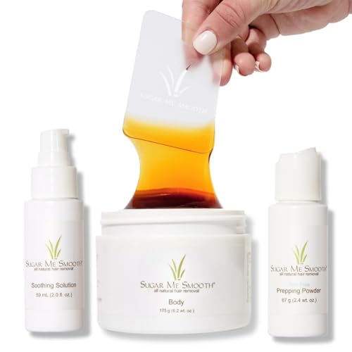 Body Waxing Kit | All-Natural, Water Soluble, No Strips, Gentle on Skin