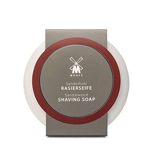 Shaving Soap | Includes Porcelain Dish, 65g Sandalwood