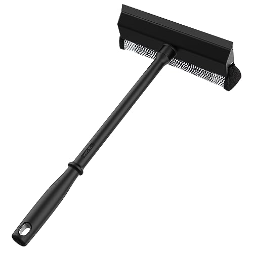 Car Cleaning Squeegee | 2 in 1 Design, Rubber Blade, Ergonomic Handle