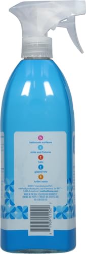 Antibacterial Bathroom Cleaner | Spearmint Scent, Mold and Mildew Stain Remover, 28 Fl Oz