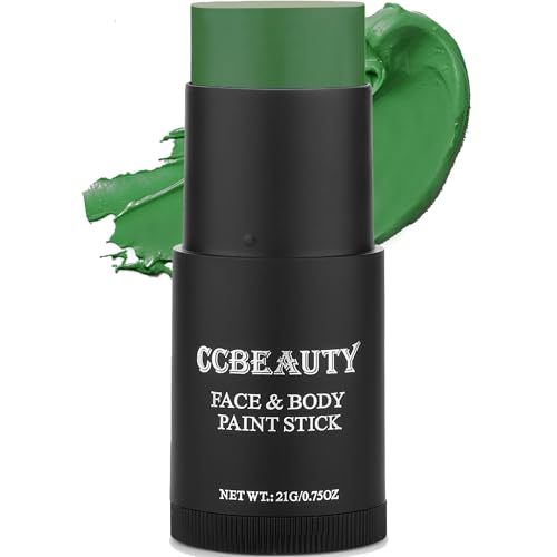 Body Paint Stick | Dark Green, Hypoallergenic, St. Patrick's Day, Halloween, Sports