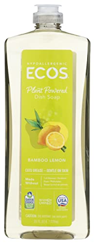 Dish Soap | Bamboo Lemon, 25 oz, Pack of 6