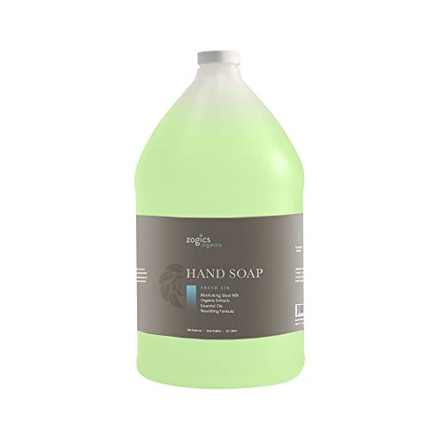 Hand Soap | Organic & Plant-Based Formula, Fresh Air Scent, 1 Gallon