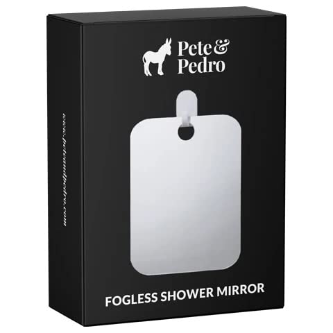 Shower Mirror | Anti-Fog, Removable Adhesive Hook