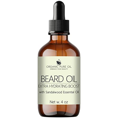 Beard Oil | 4 oz, 100% Pure Natural, Non-GMO, Vegan