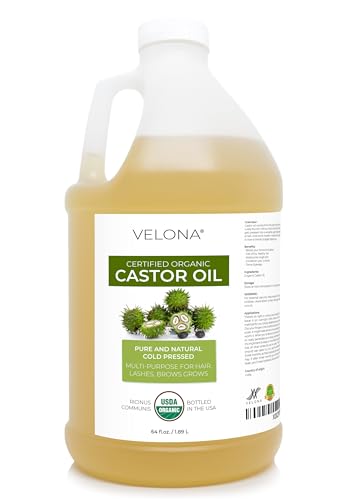 Hair Oil | 64 oz, Cold Pressed, USDA Certified Organic